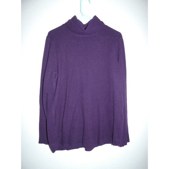 Women's Purple Large Sweater, Cable & gauge - Picture 1 of 5